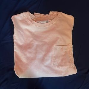 Salmon pink colored long sleeve
